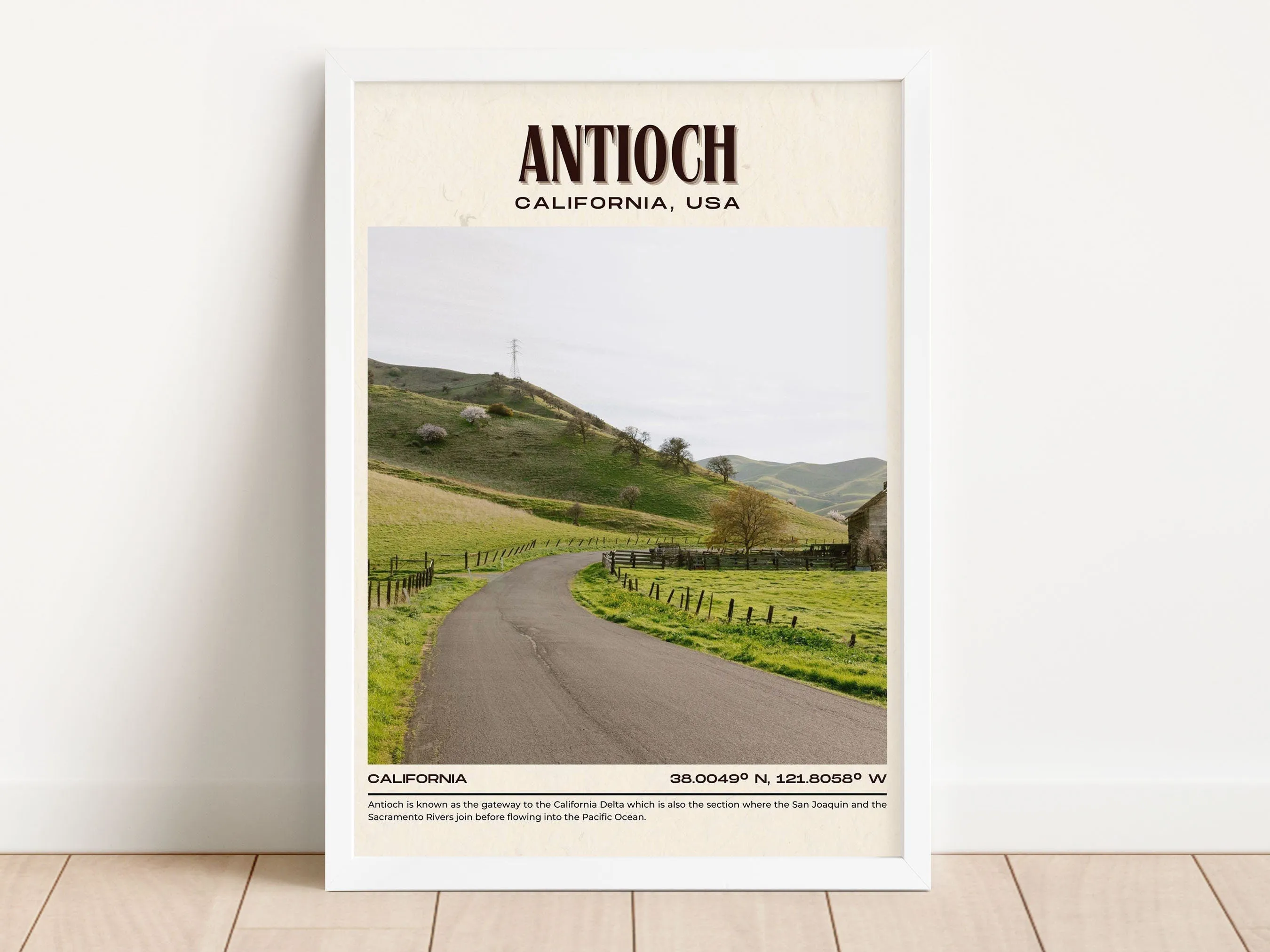 Antioch Vintage Wall Art, California, USA