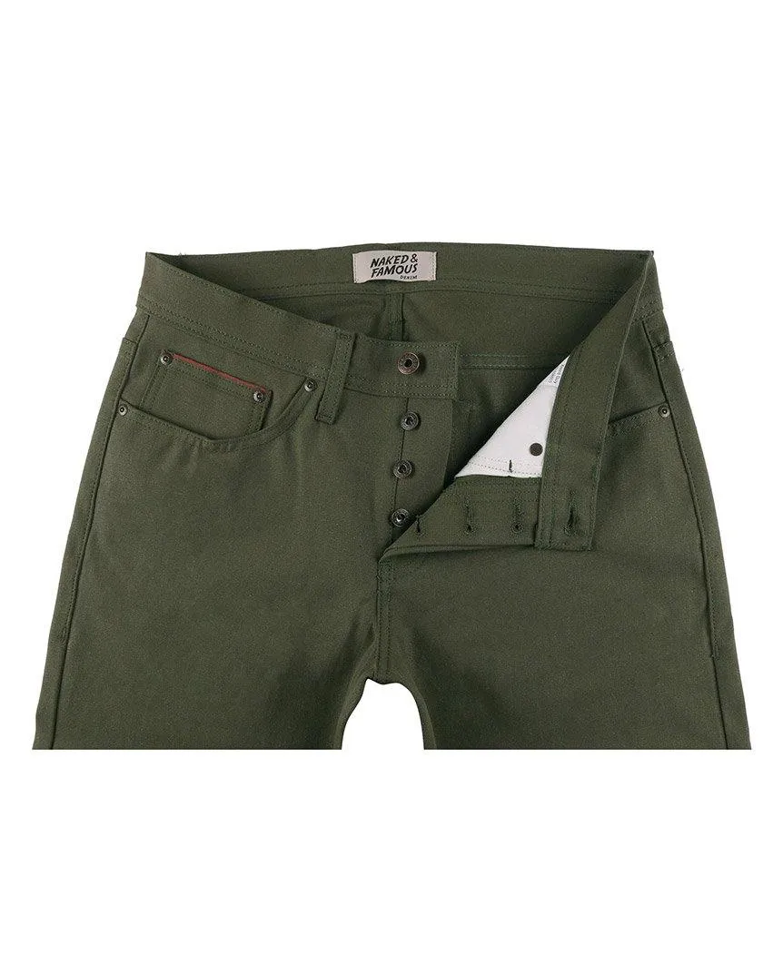 Army Green Duck Selvedge Super Guy