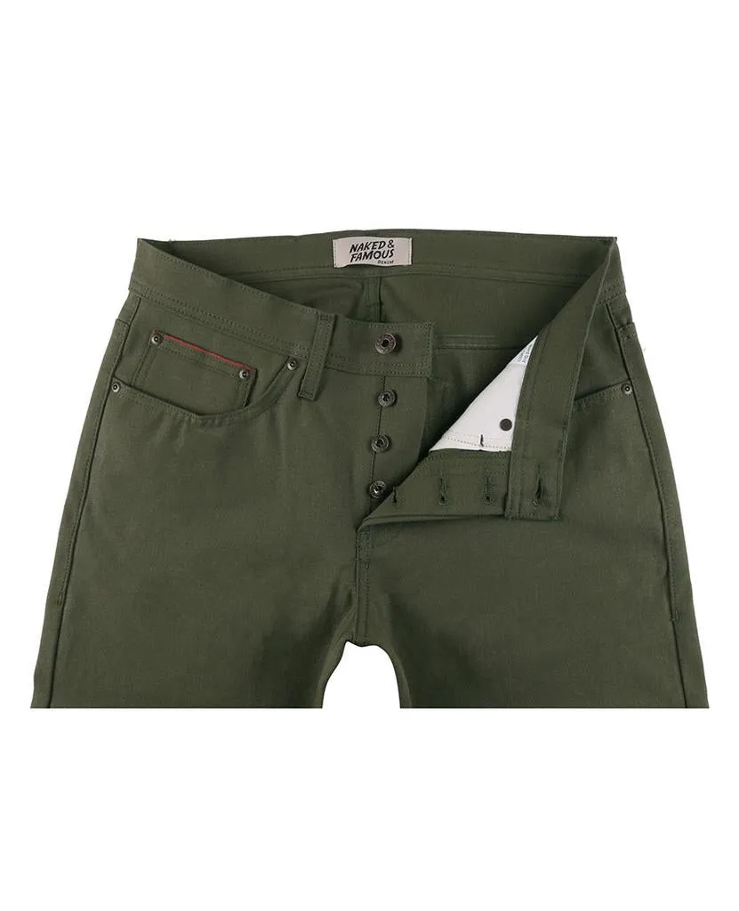 Army Green Duck Selvedge Super Guy
