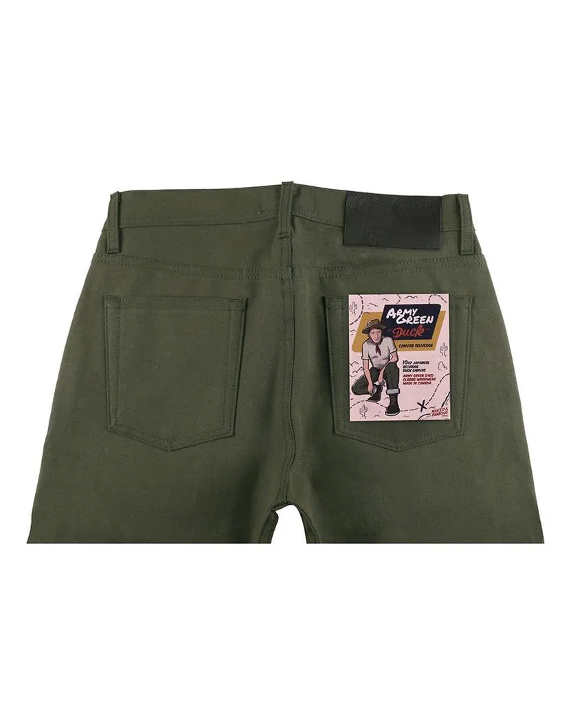 Army Green Duck Selvedge Super Guy