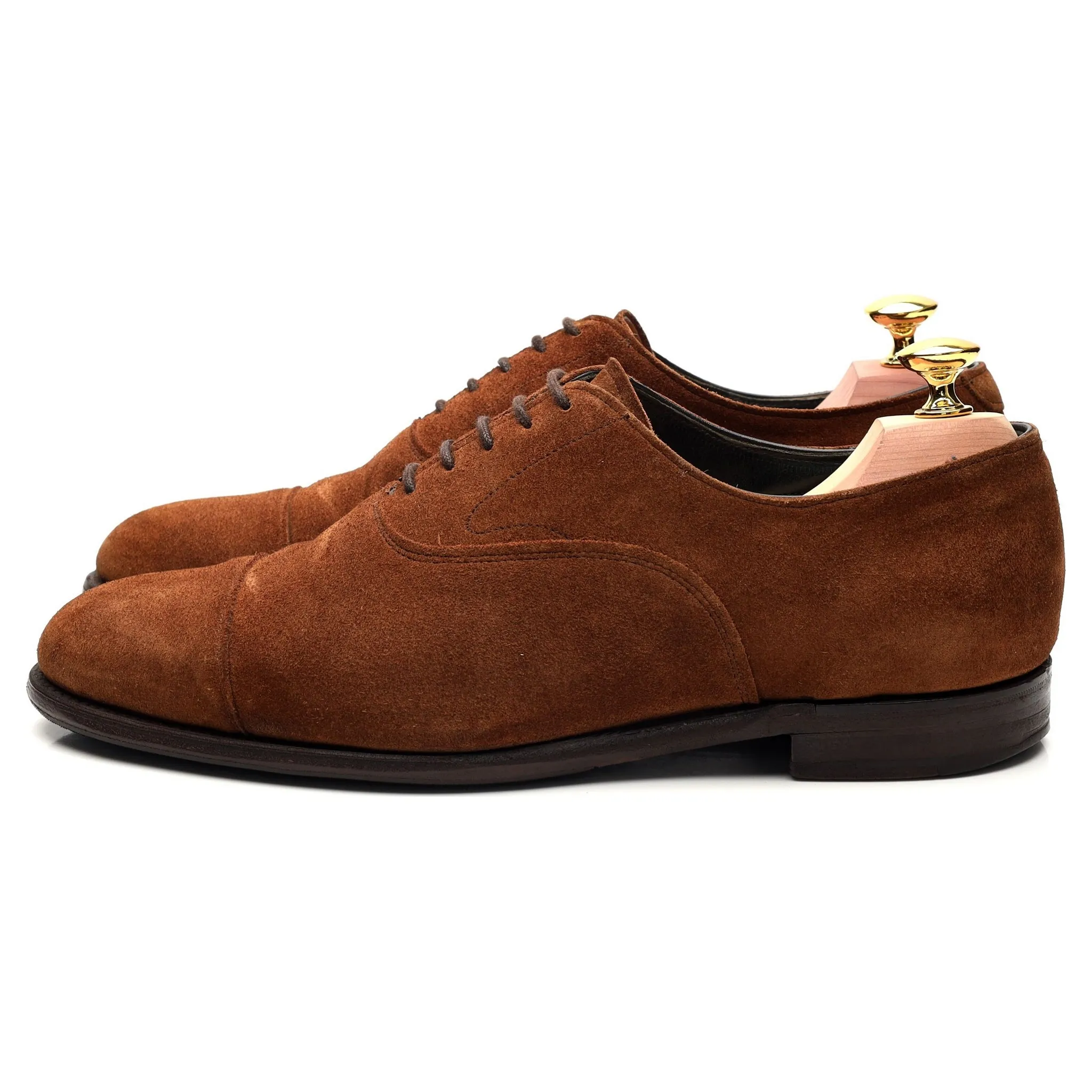 'Arthingworth' Brown Suede Oxford UK 7.5 F