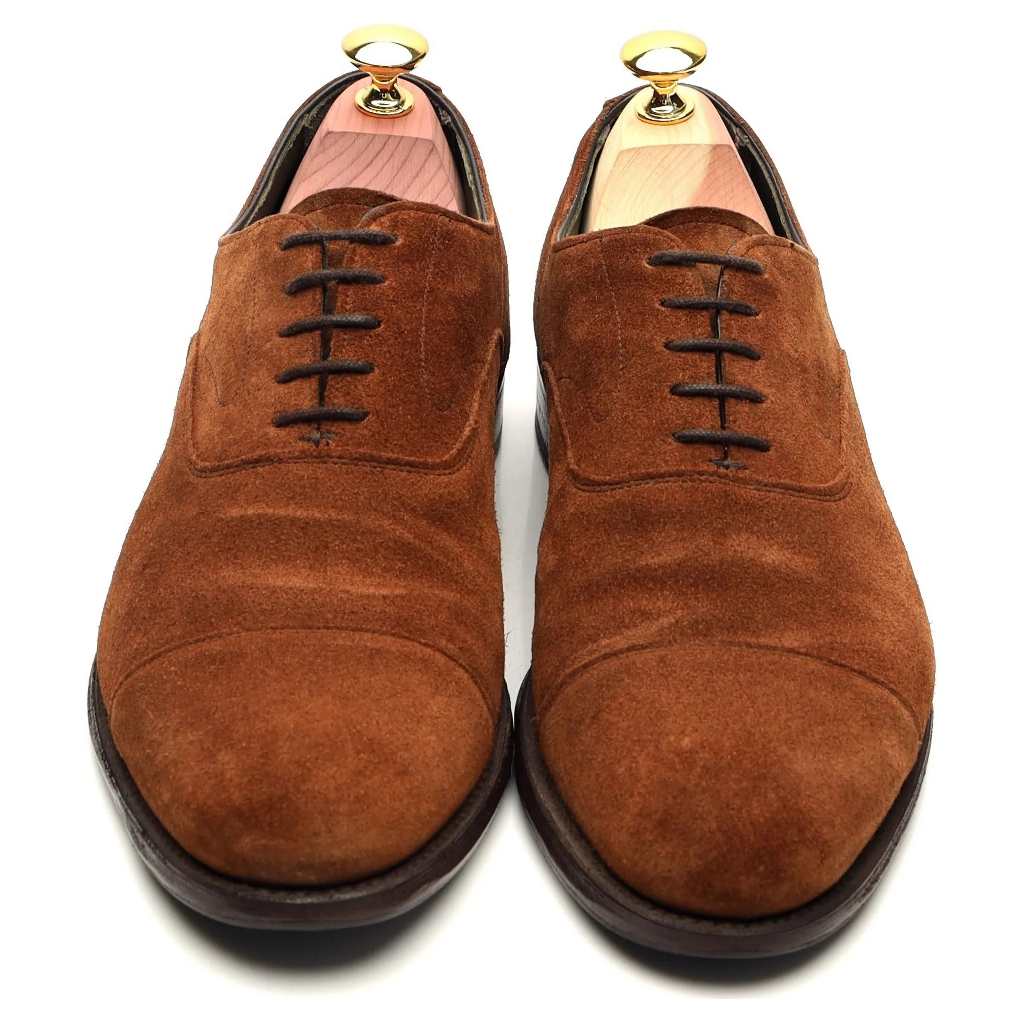 'Arthingworth' Brown Suede Oxford UK 7.5 F