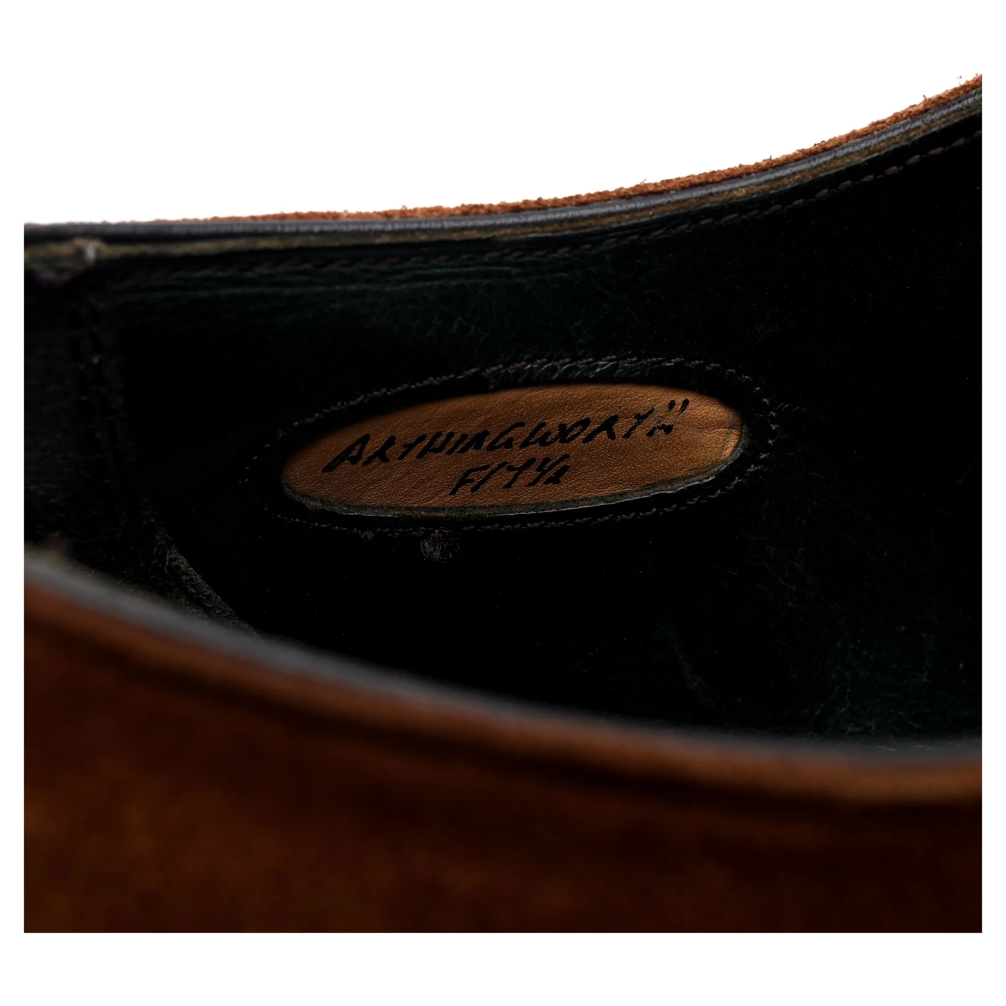 'Arthingworth' Brown Suede Oxford UK 7.5 F