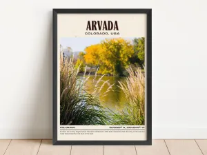 Arvada Vintage Wall Art, Colorado, USA