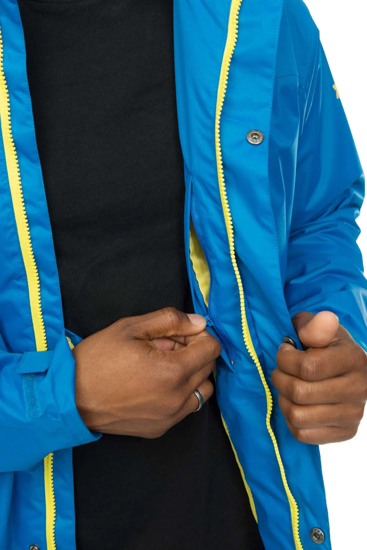 Ascent Mens Waterproof Jacket - Cobalt