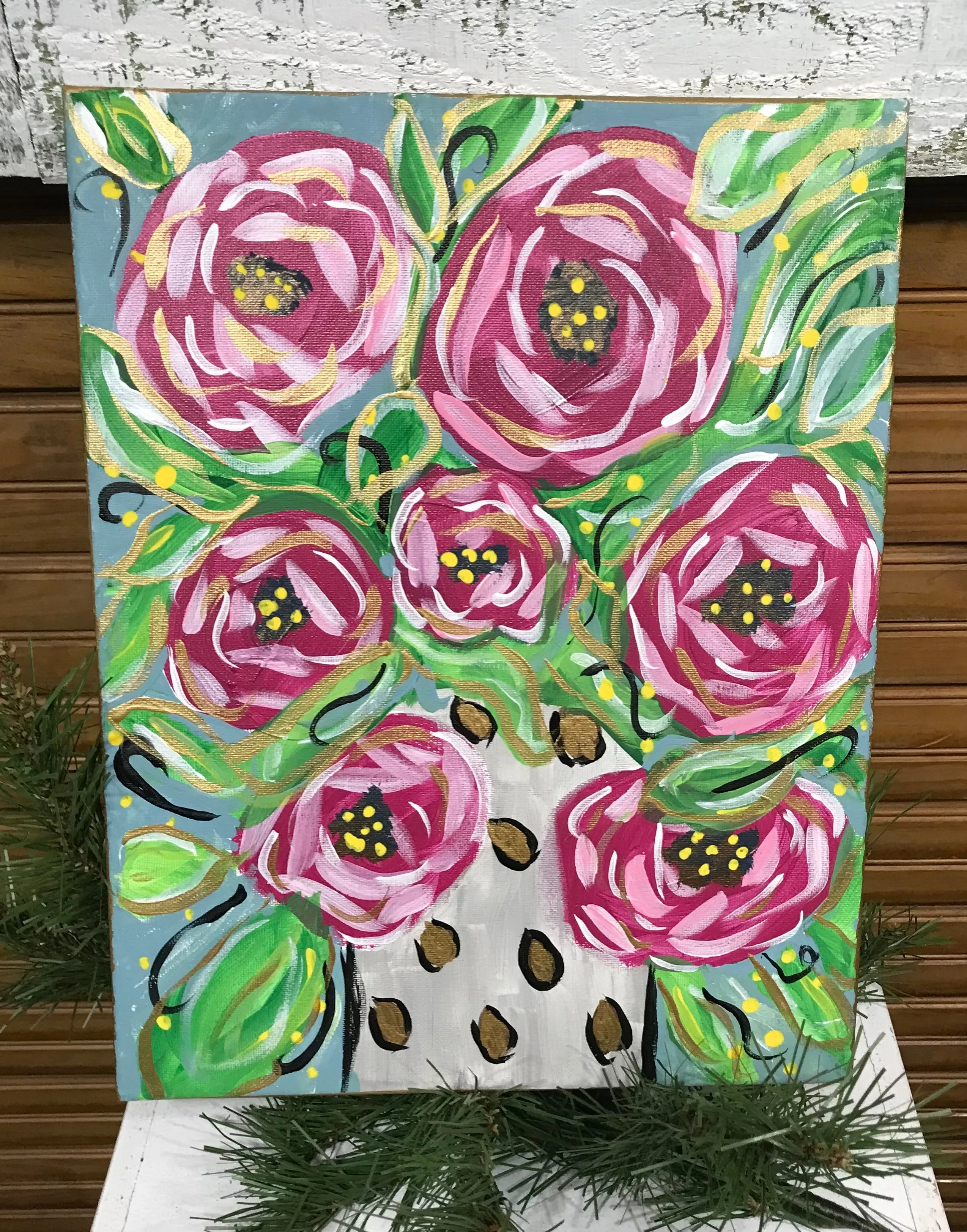 ASSORTED Canvas Floral