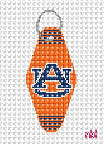Auburn Vintage Hotel Key Canvas