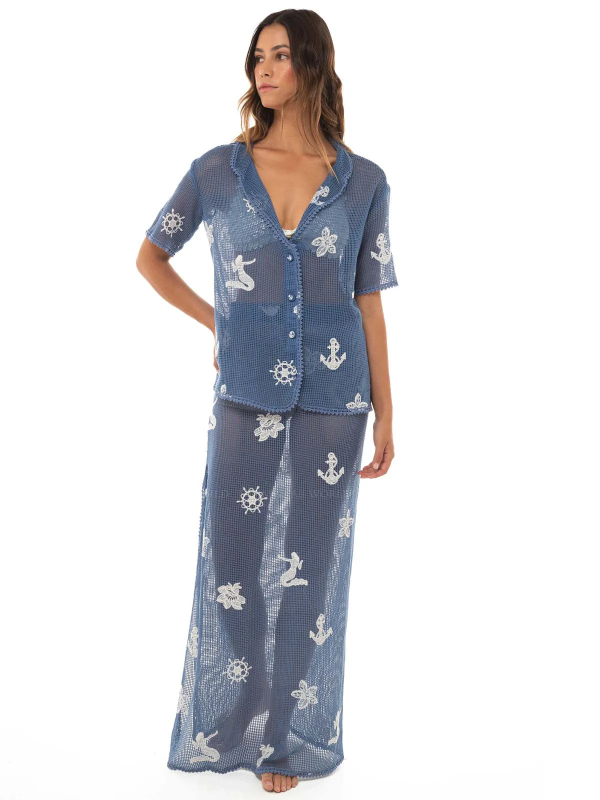 Axel Shirt-Cyprus Skirt