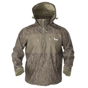 Banded 1/4 Zip Waterproof Hooded Pullover Jacket