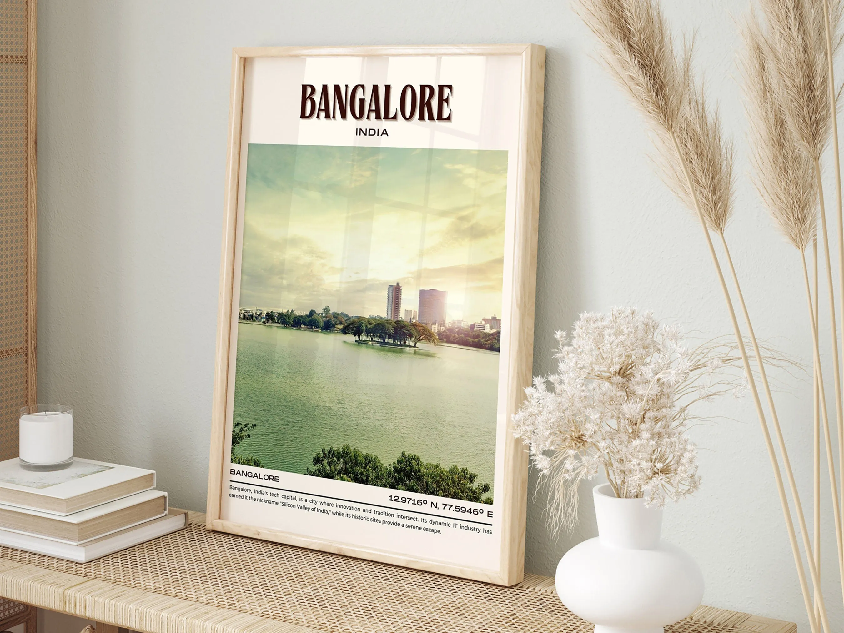 Bangalore Vintage Wall Art, India