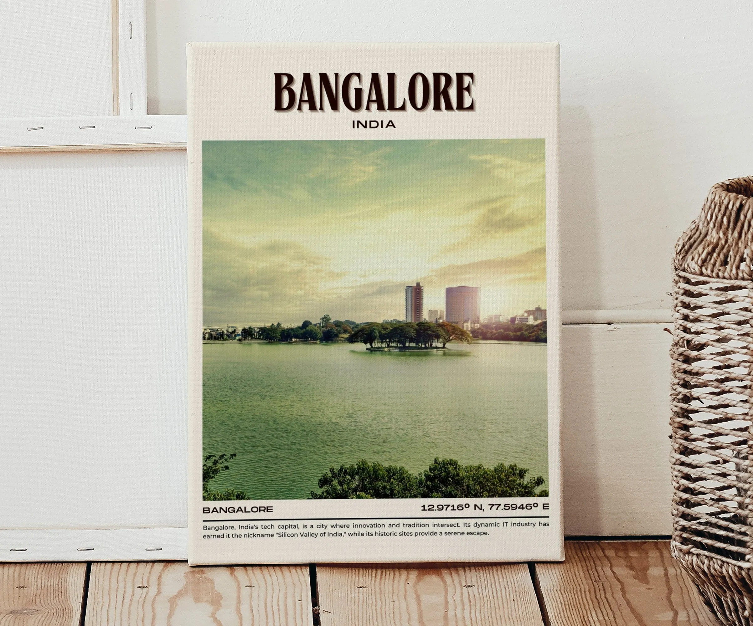 Bangalore Vintage Wall Art, India