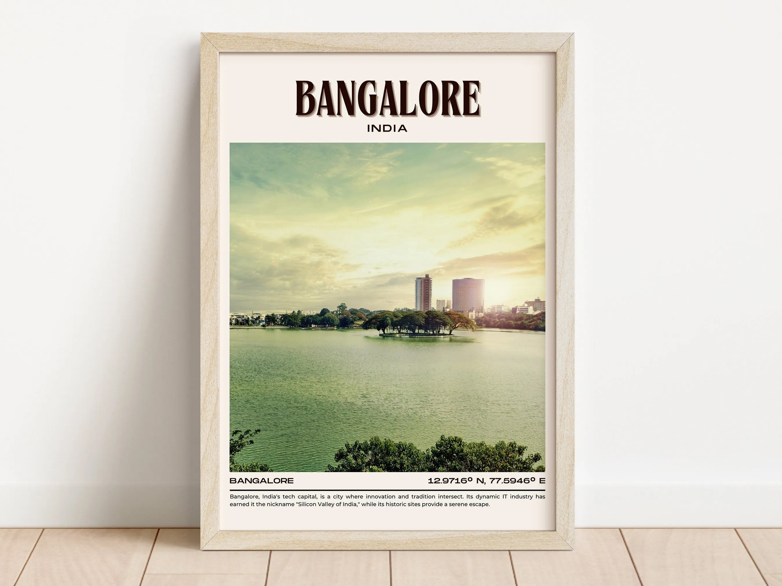 Bangalore Vintage Wall Art, India