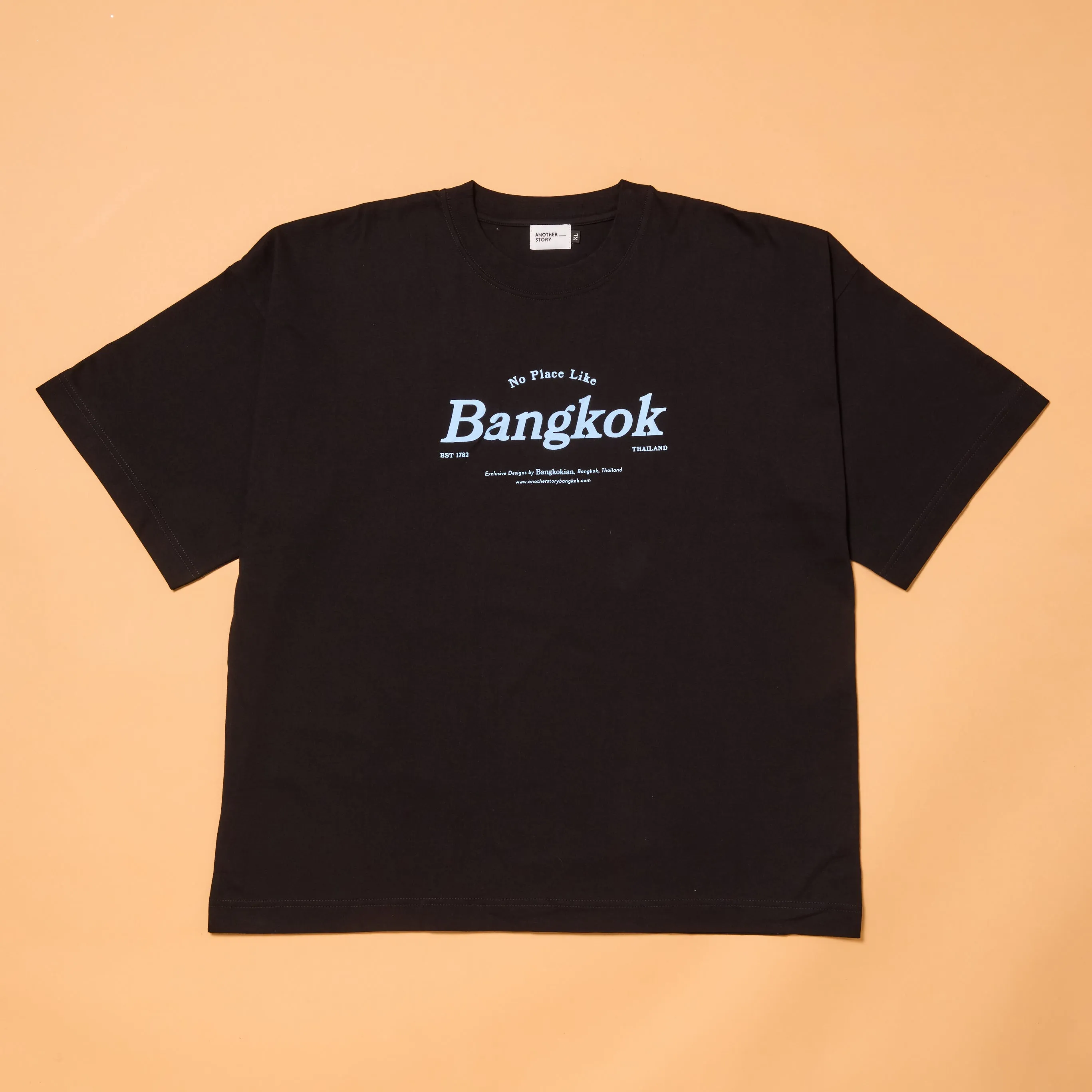 BANGKOKIAN TEE NO PLACE LIKE BKK - BLACK / BLUE FONT
