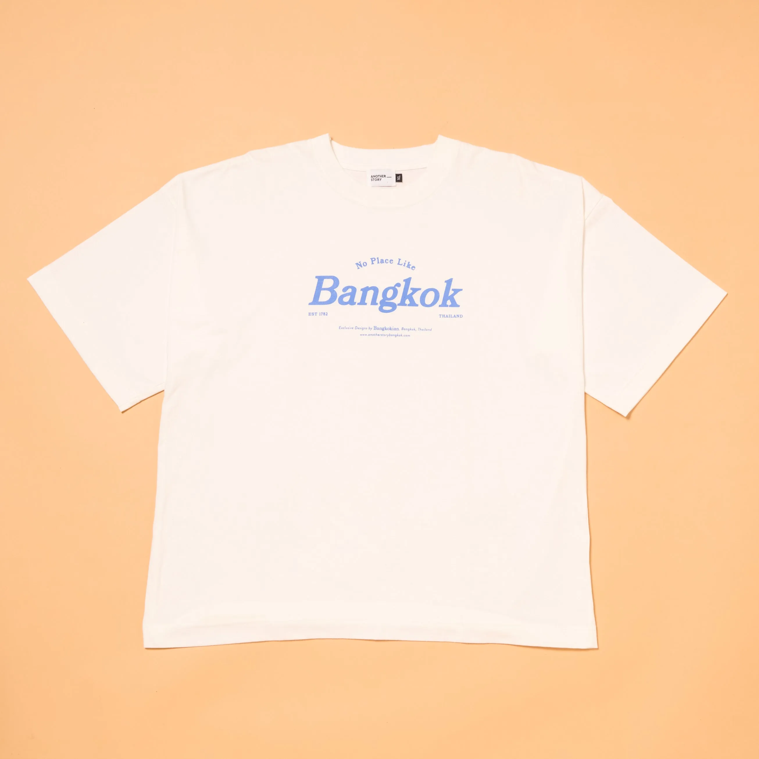 BANGKOKIAN TEE NO PLACE LIKE BKK - WHITE / BLUE FONT