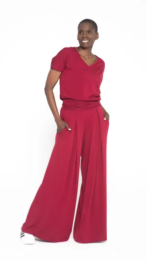 Basic Tee Jersey- Rumba Red