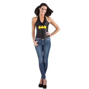 Batgirl Leather Look Corset Size M