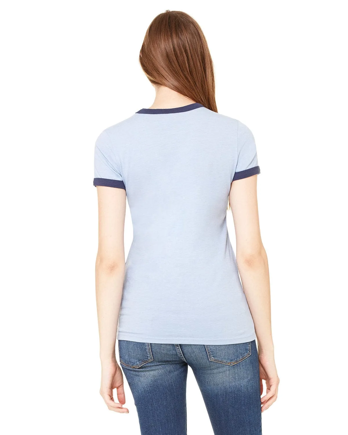Bella Canvas Ladies Heather Ringer Tee