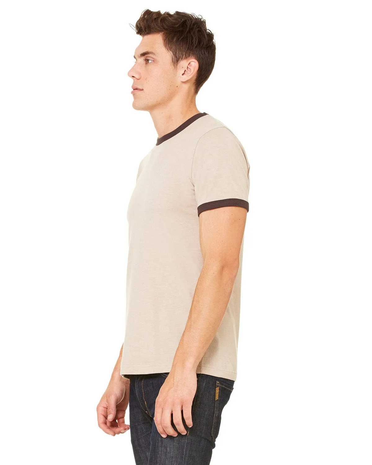 Bella Canvas Robertson Heather Ringer Tee
