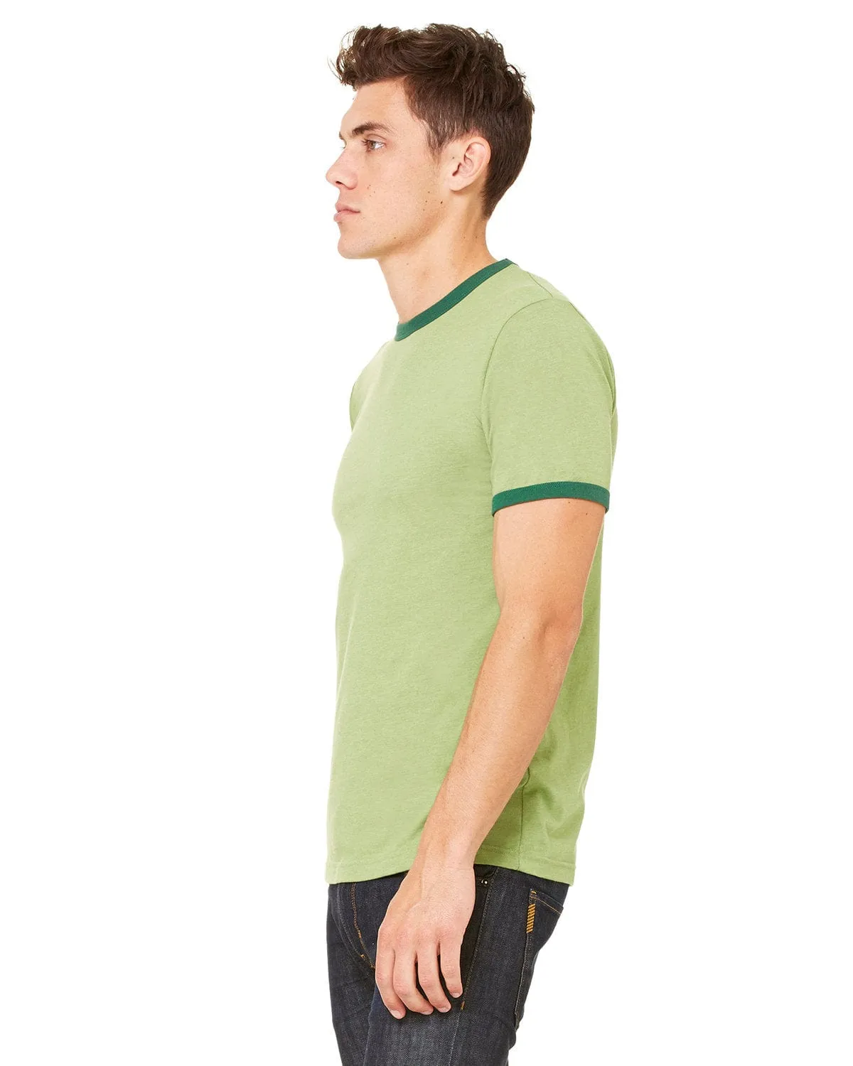 Bella Canvas Robertson Heather Ringer Tee
