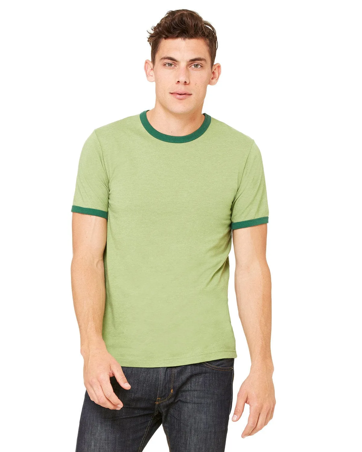 Bella Canvas Robertson Heather Ringer Tee