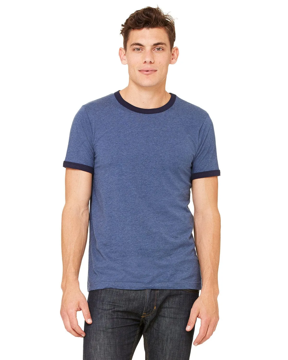 Bella Canvas Robertson Heather Ringer Tee