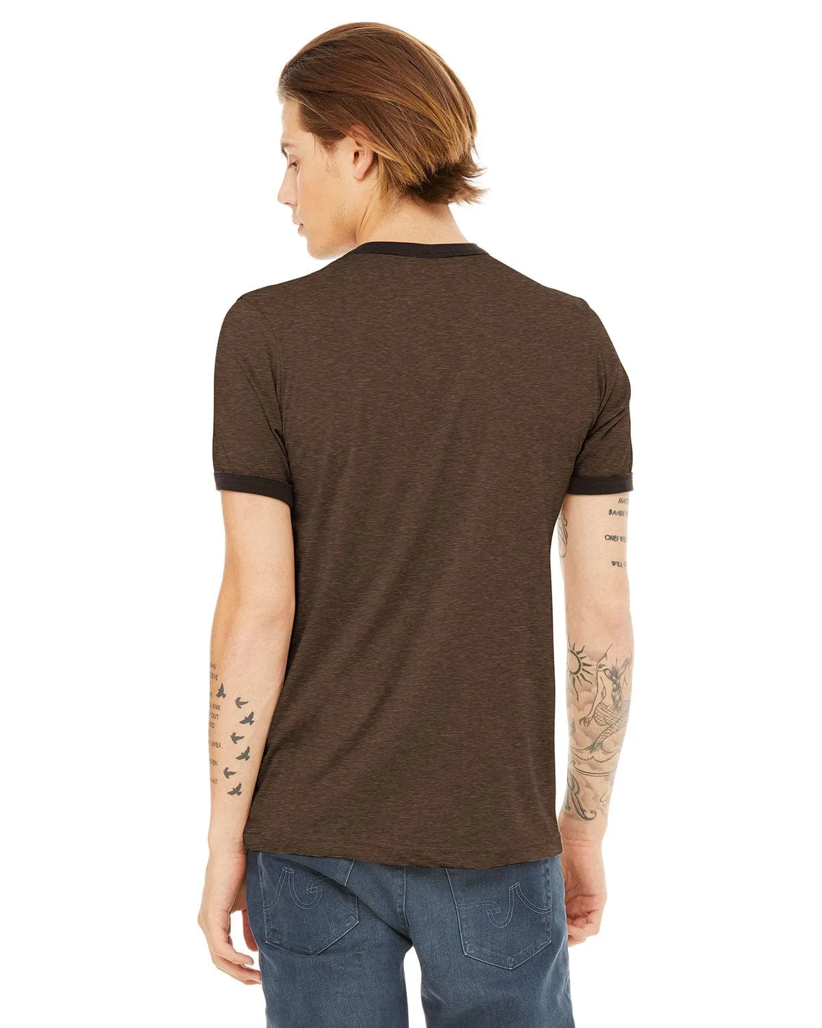 Bella Canvas Robertson Heather Ringer Tee