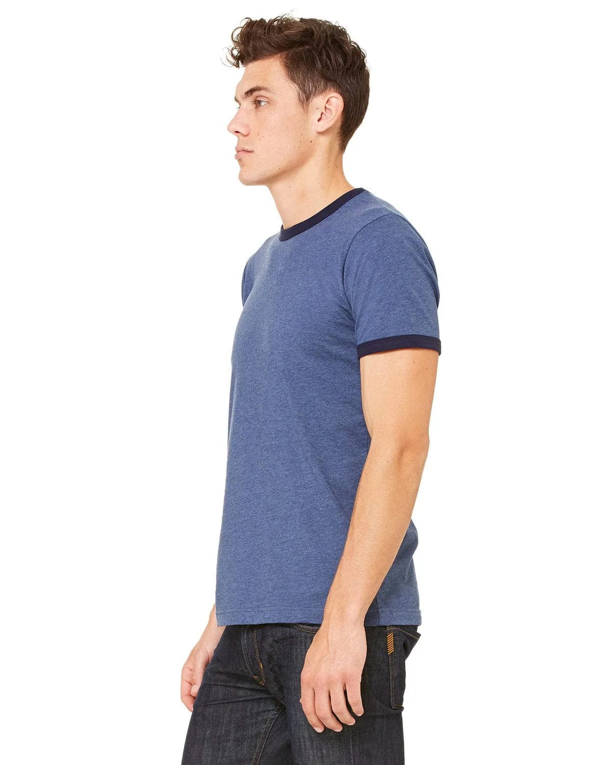 Bella Canvas Robertson Heather Ringer Tee