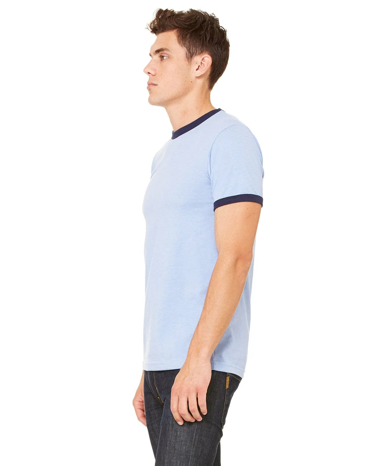 Bella Canvas Robertson Heather Ringer Tee