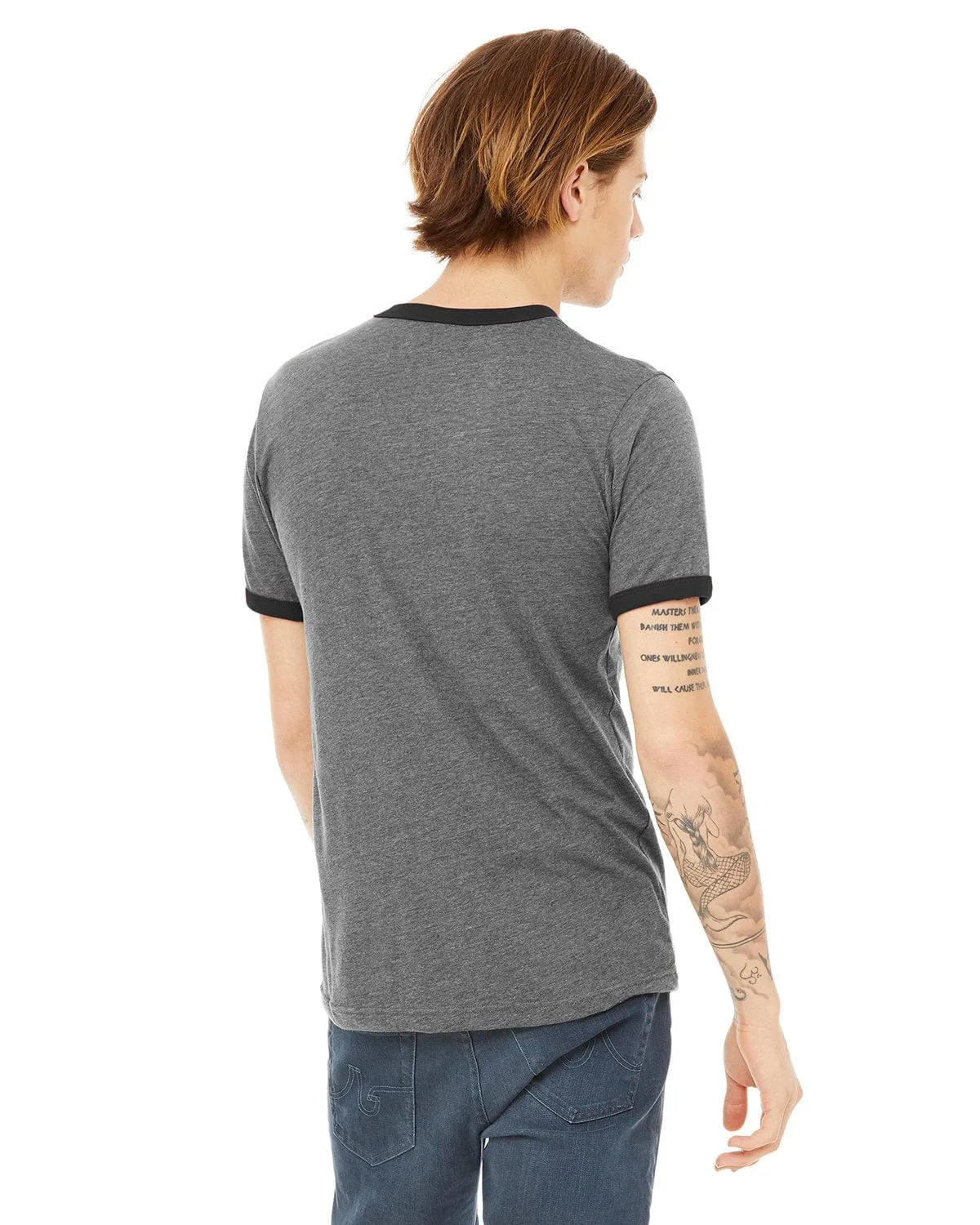Bella Canvas Robertson Heather Ringer Tee