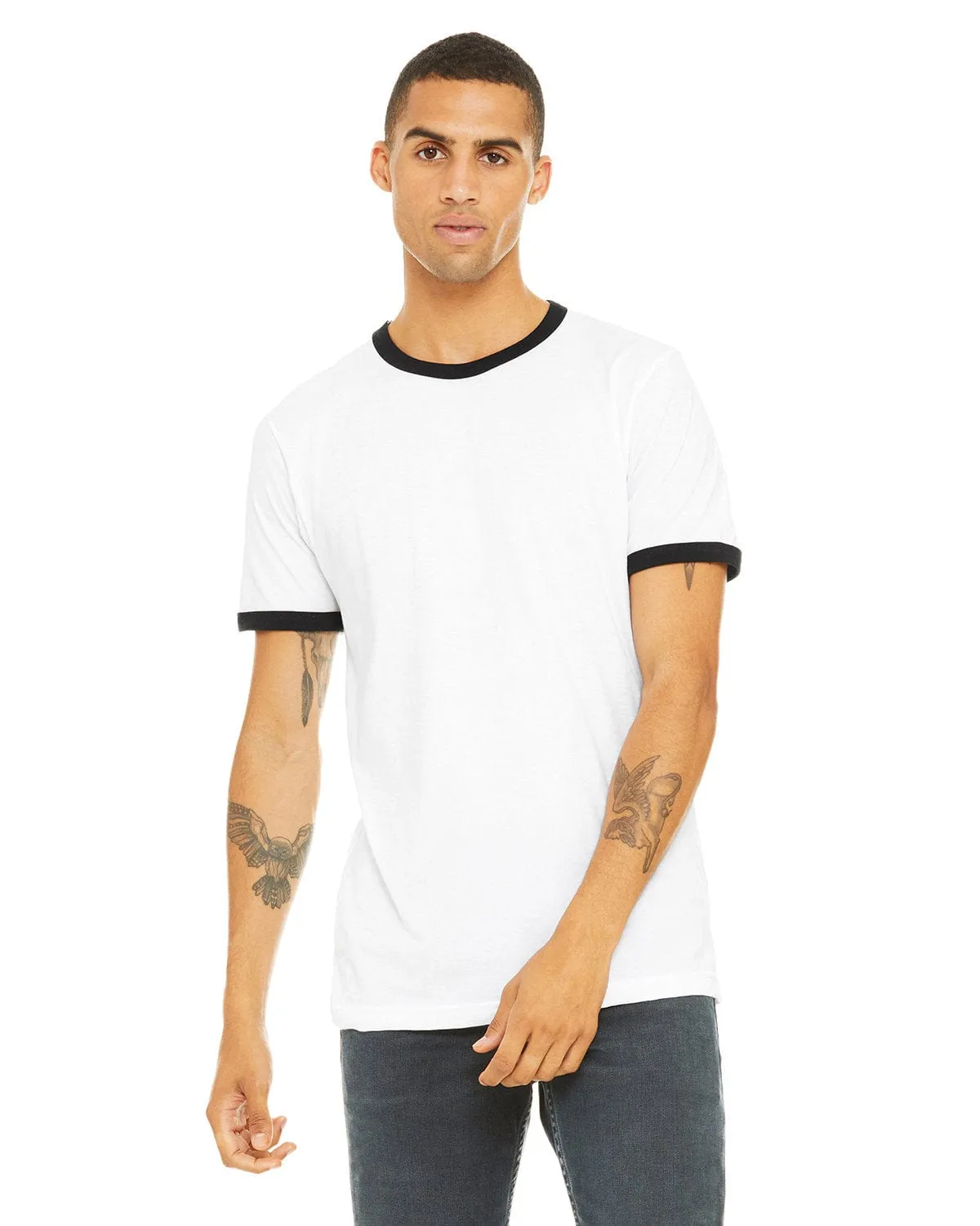 Bella Canvas Robertson Heather Ringer Tee