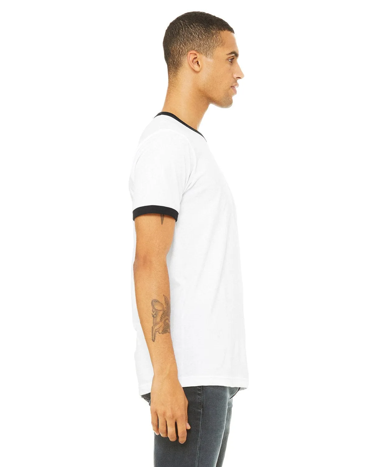 Bella Canvas Robertson Heather Ringer Tee