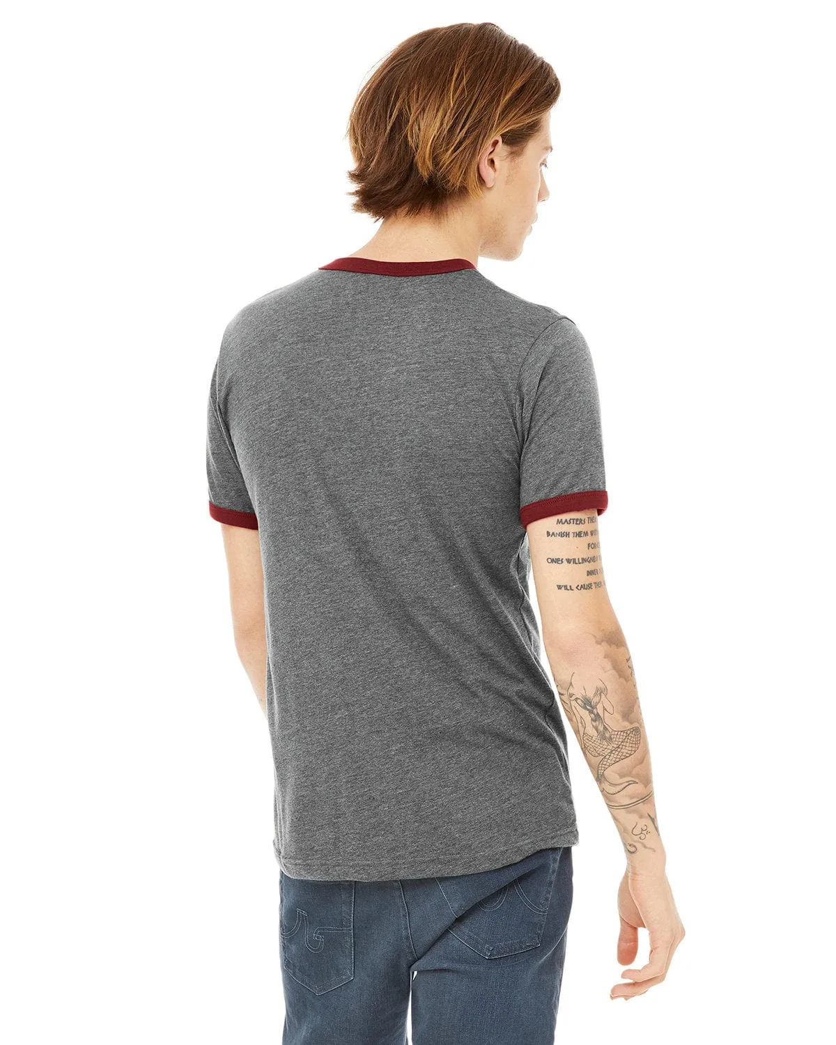 Bella Canvas Robertson Heather Ringer Tee
