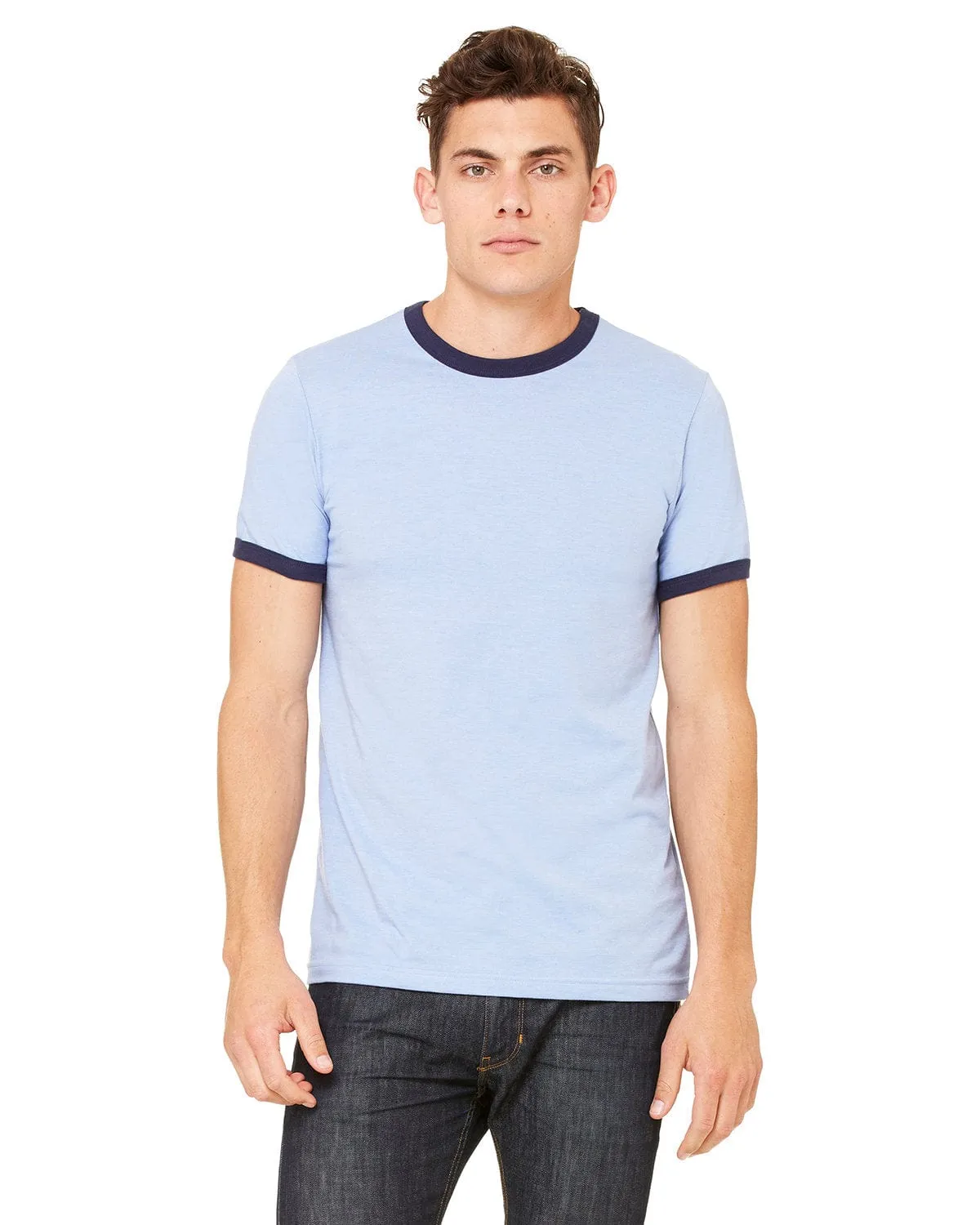 Bella Canvas Robertson Heather Ringer Tee