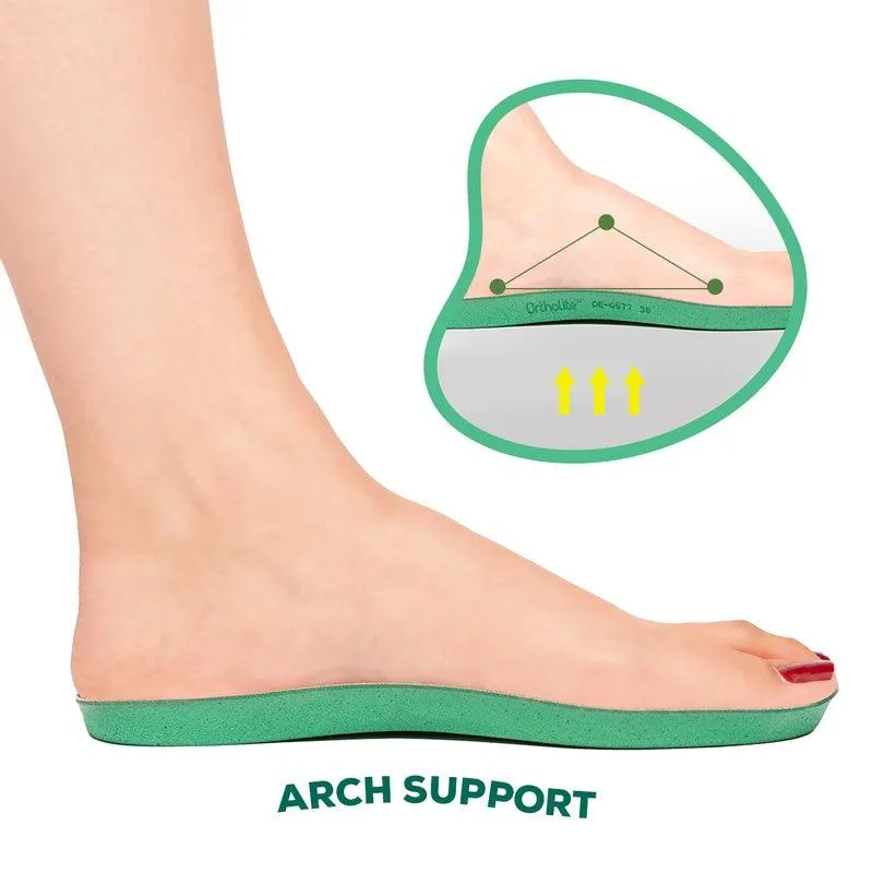 BENDY Loden olive green flat shoes - Italian leather