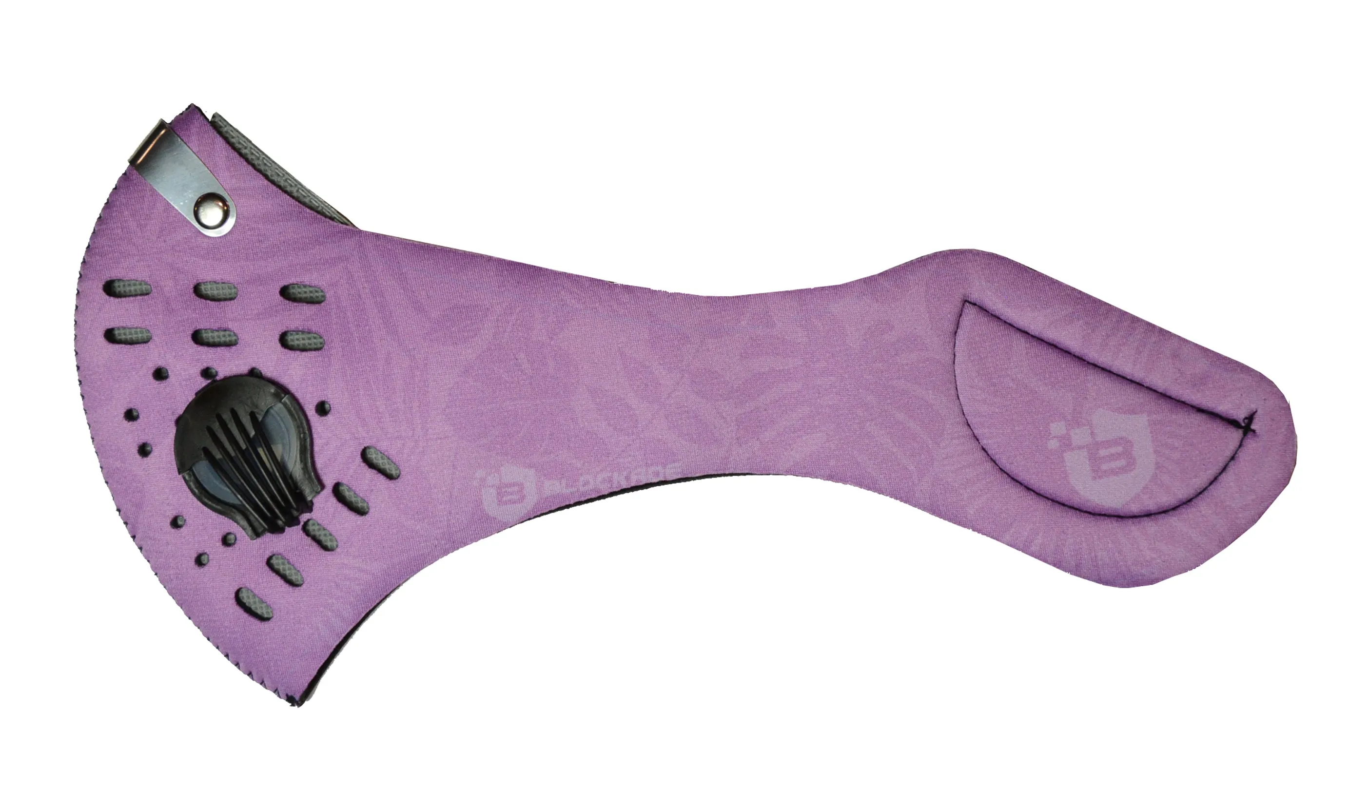 Blockade Violet Floral Neoprene Face Mask with Filter - Free Shipping
