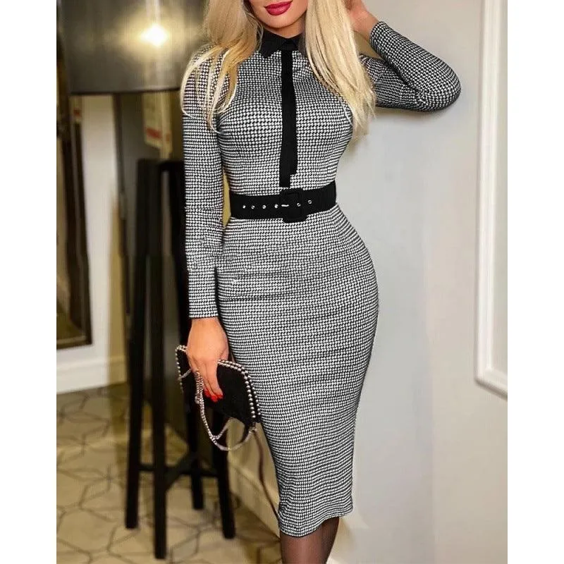 Bohemian Printed Bodycon Dress