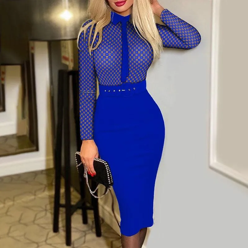 Bohemian Printed Bodycon Dress