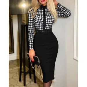Bohemian Printed Bodycon Dress