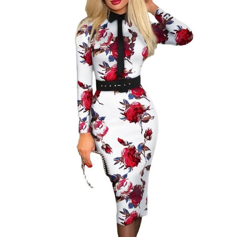 Bohemian Printed Bodycon Dress
