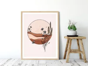 Boho Wall Decor Vintage Inspired Wall Art