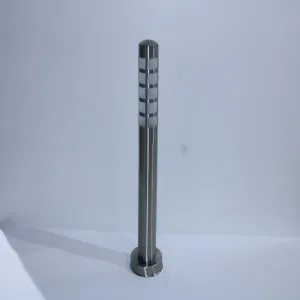 Bollard L4480 Stainless steel With Cover Large