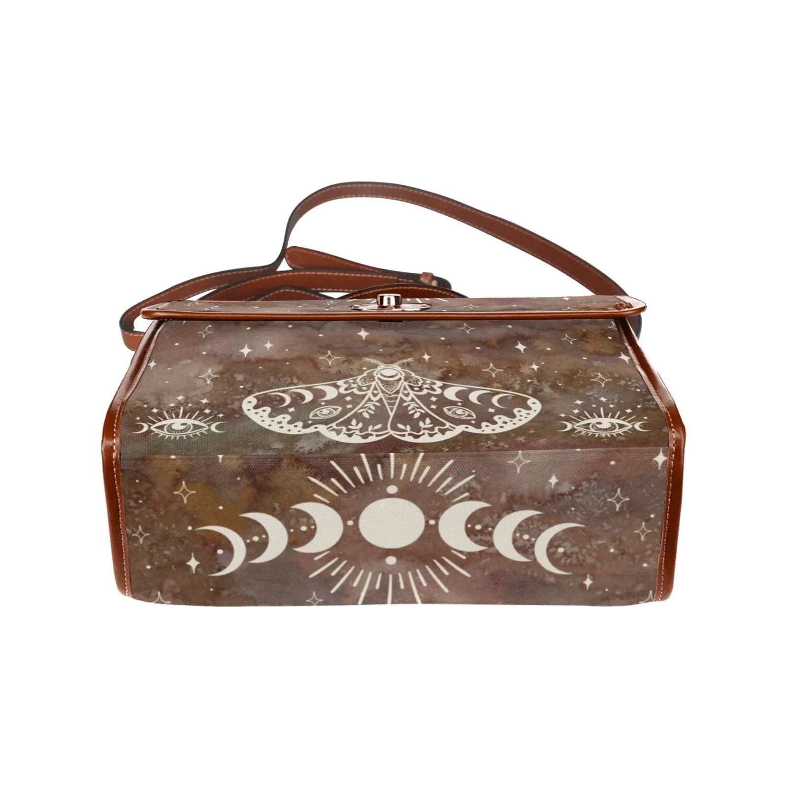 Brown Moth Snake Purse