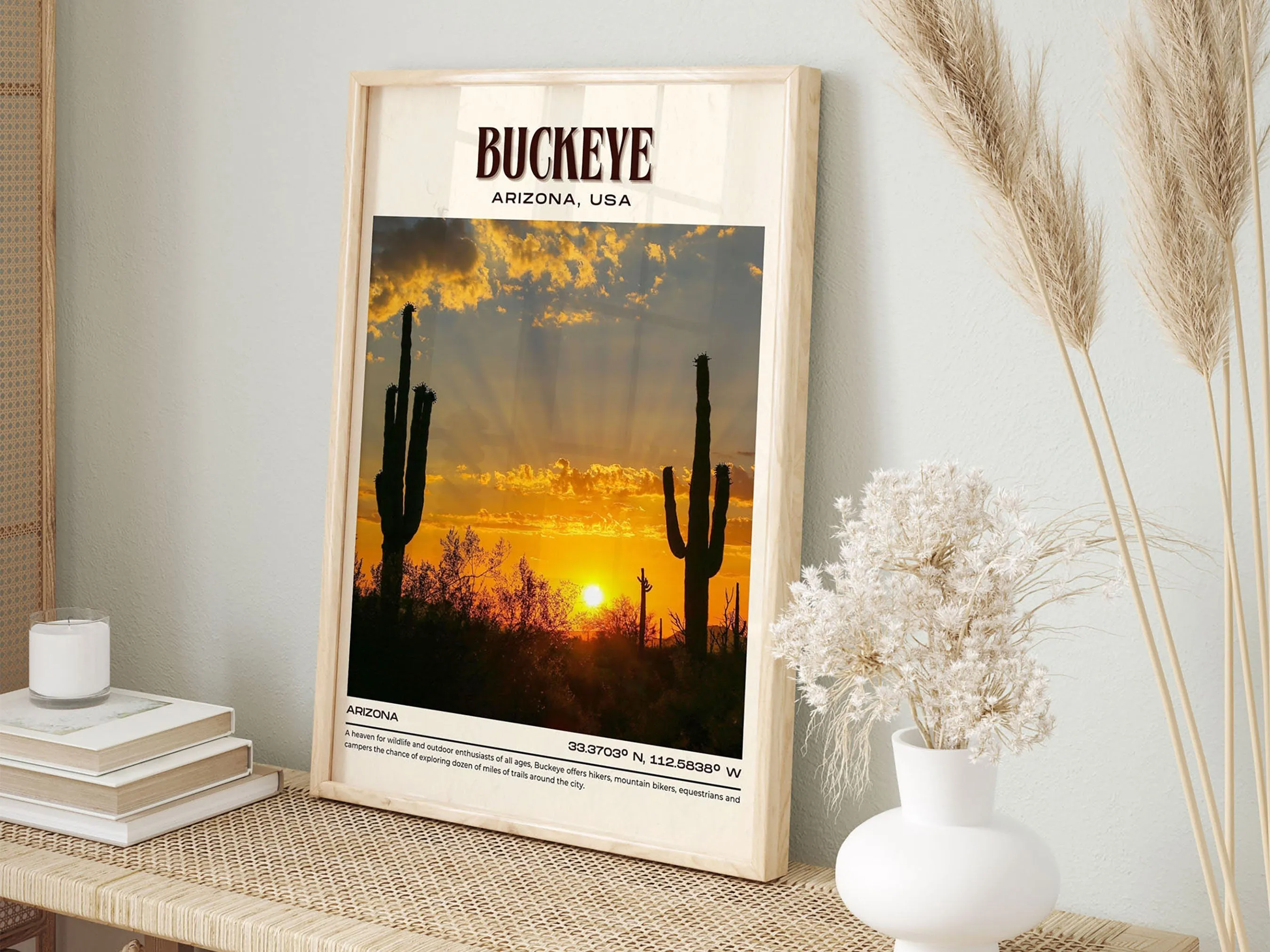 Buckeye Vintage Wall Art, Arizona, USA
