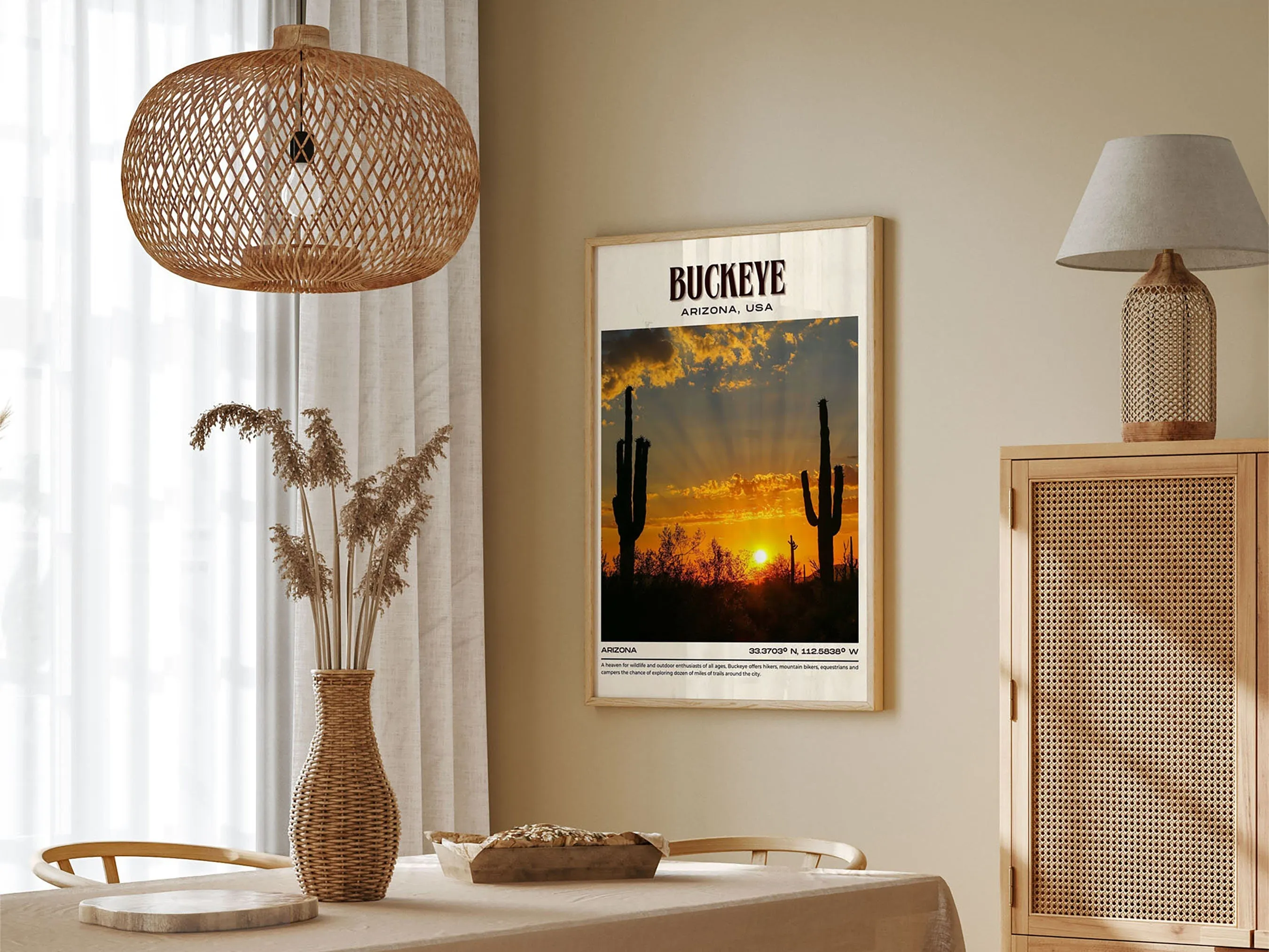 Buckeye Vintage Wall Art, Arizona, USA