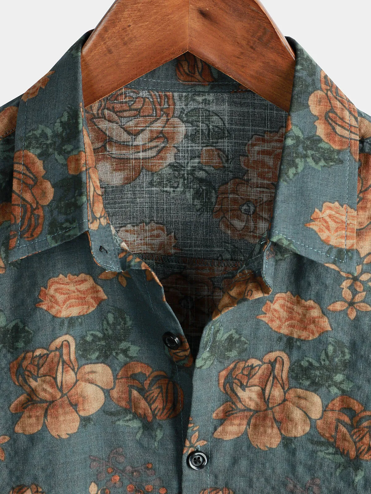 Bundle Of 2 | Men's Horse Print Cowboy Button Up Holiday Short Sleeve Shirts