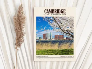 Cambridge Vintage Wall Art, Massachusettss, USA
