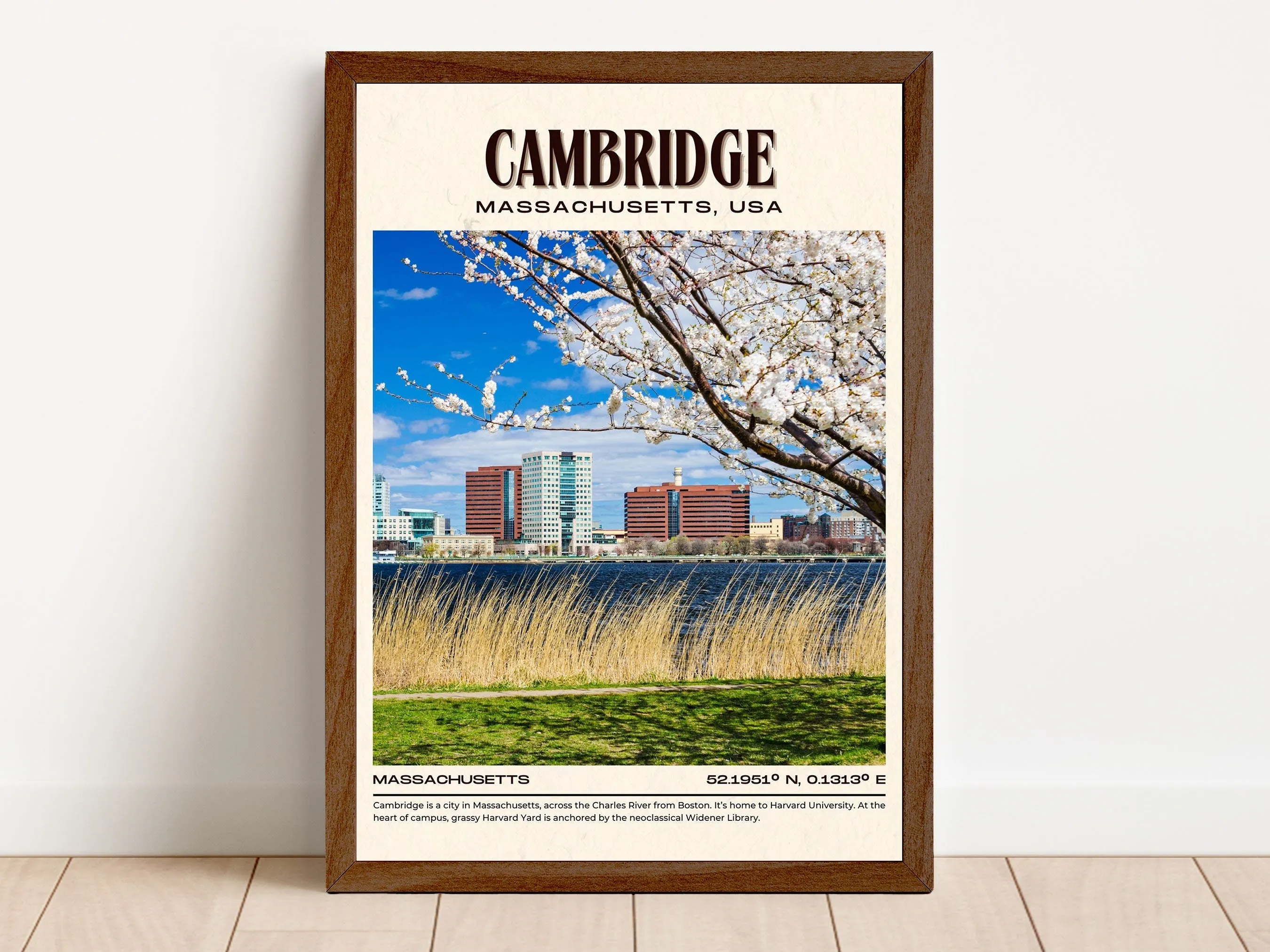 Cambridge Vintage Wall Art, Massachusettss, USA