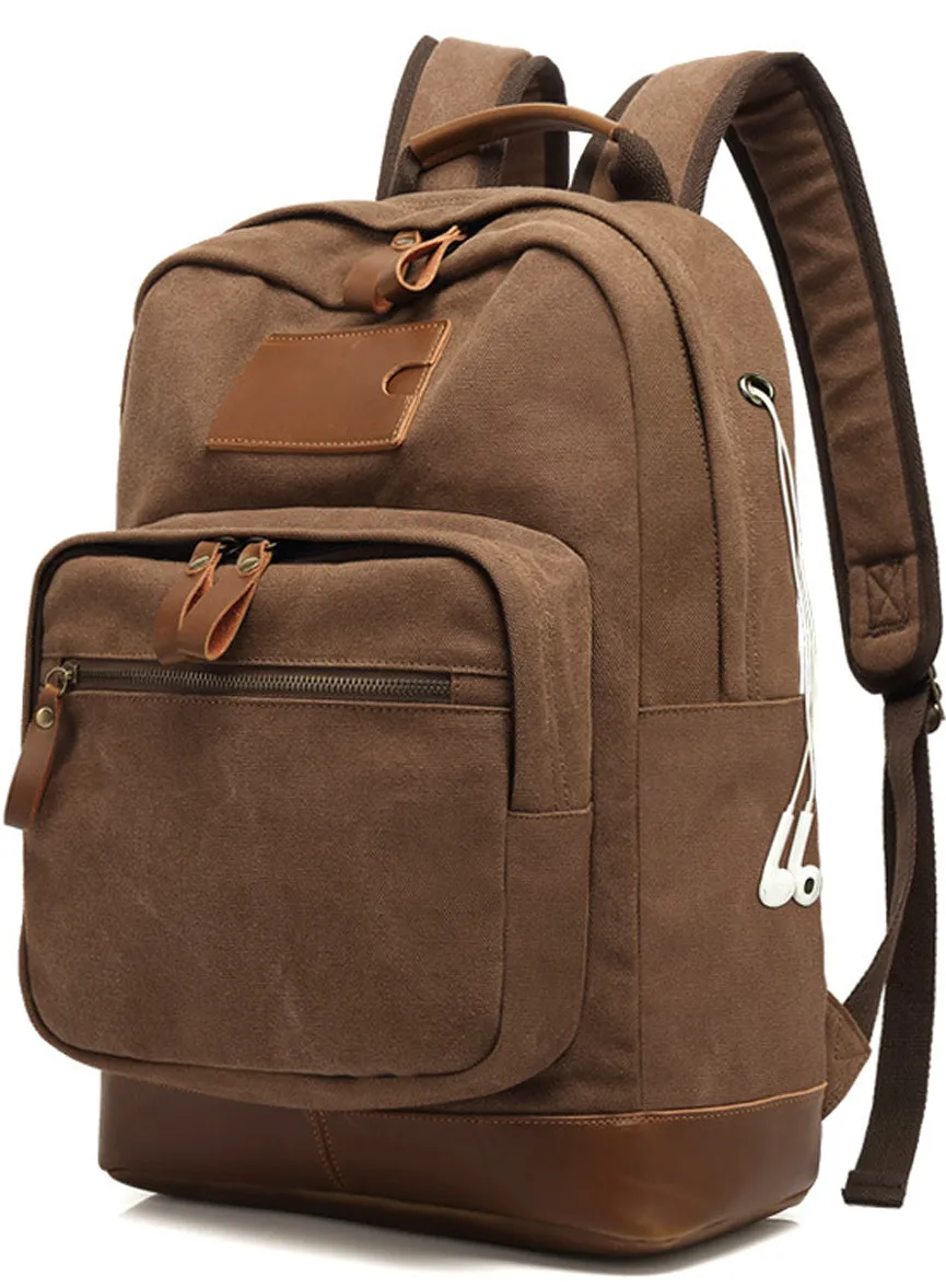 Canvas Backpack Teens School Bag