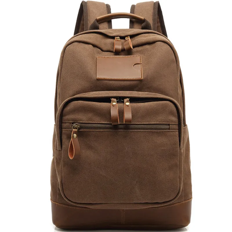 Canvas Backpack Teens School Bag
