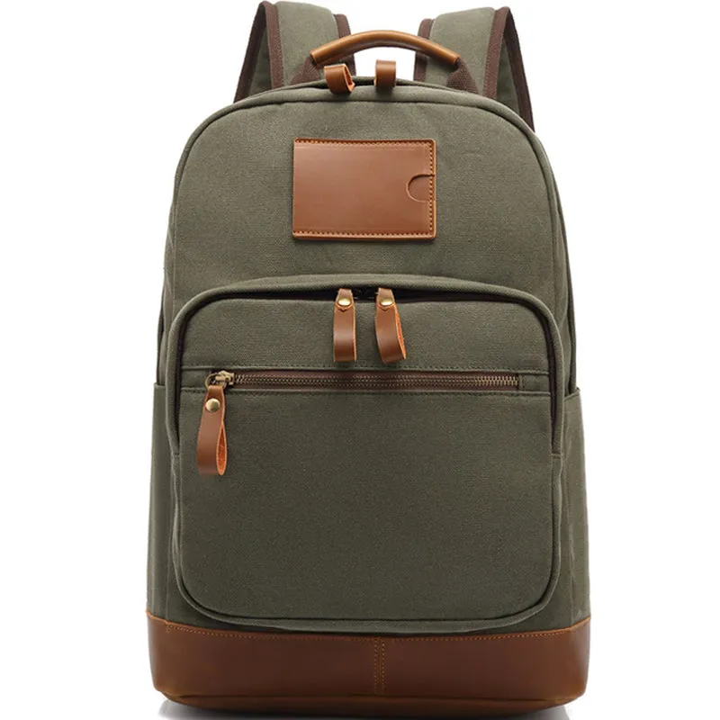Canvas Backpack Teens School Bag